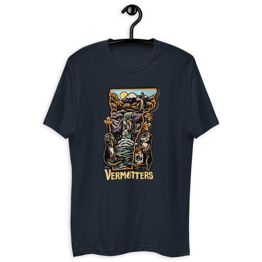 Vermotters : Otter Party (Fall Colorway) Next Level Mens T-Shirt