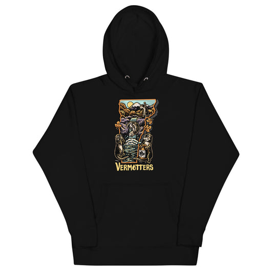 Vermotters : Otter Party (Fall Colorway) Unisex Premium Hoodie